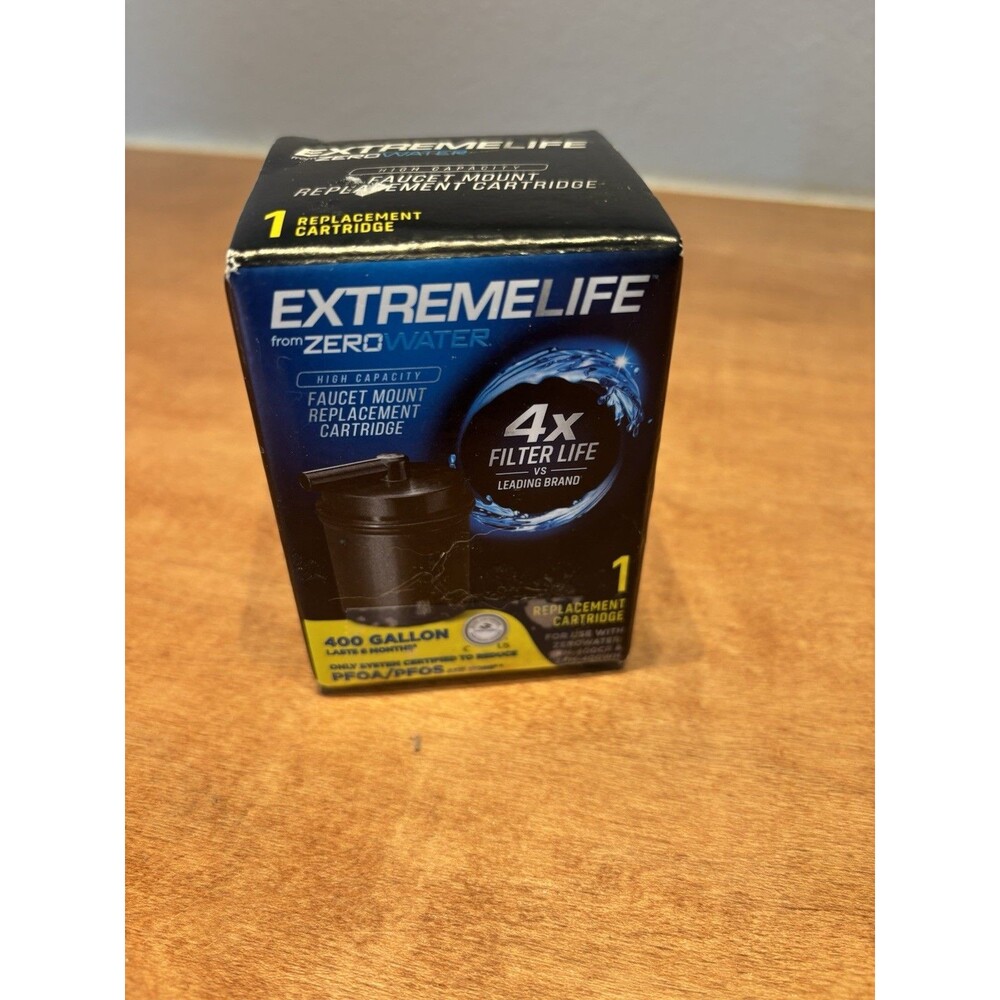 New Sealed Extreme Life Faucet Mount Replacement Filter by Zero Water 400 Gallon
